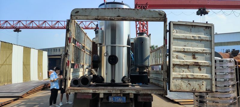 立式0.1吨生物质蒸汽发生器立式0.3吨生物质蒸汽发生器装车发往郑州巩义